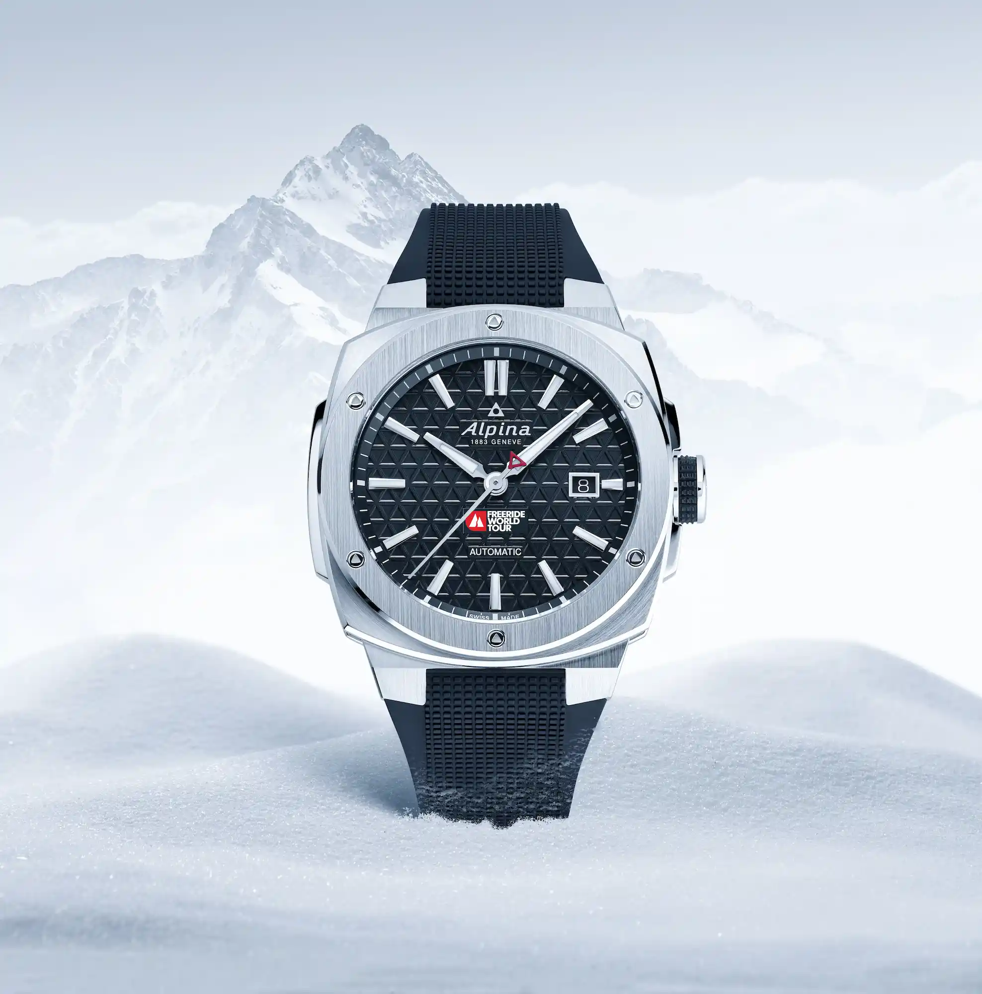 Alpina presents its new watch for the Freeride World Tour 2023