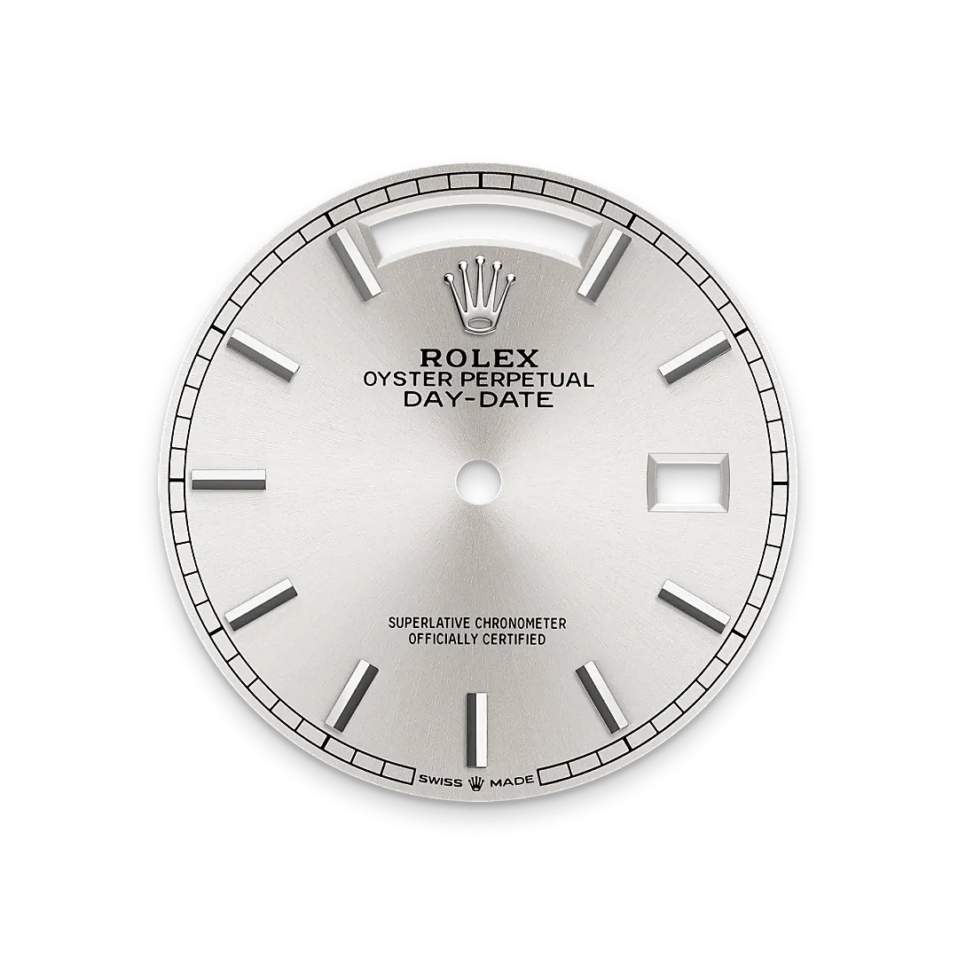 Rolex Day-Date in 18 ct white gold, M128239-0005 - Swiss Time Square