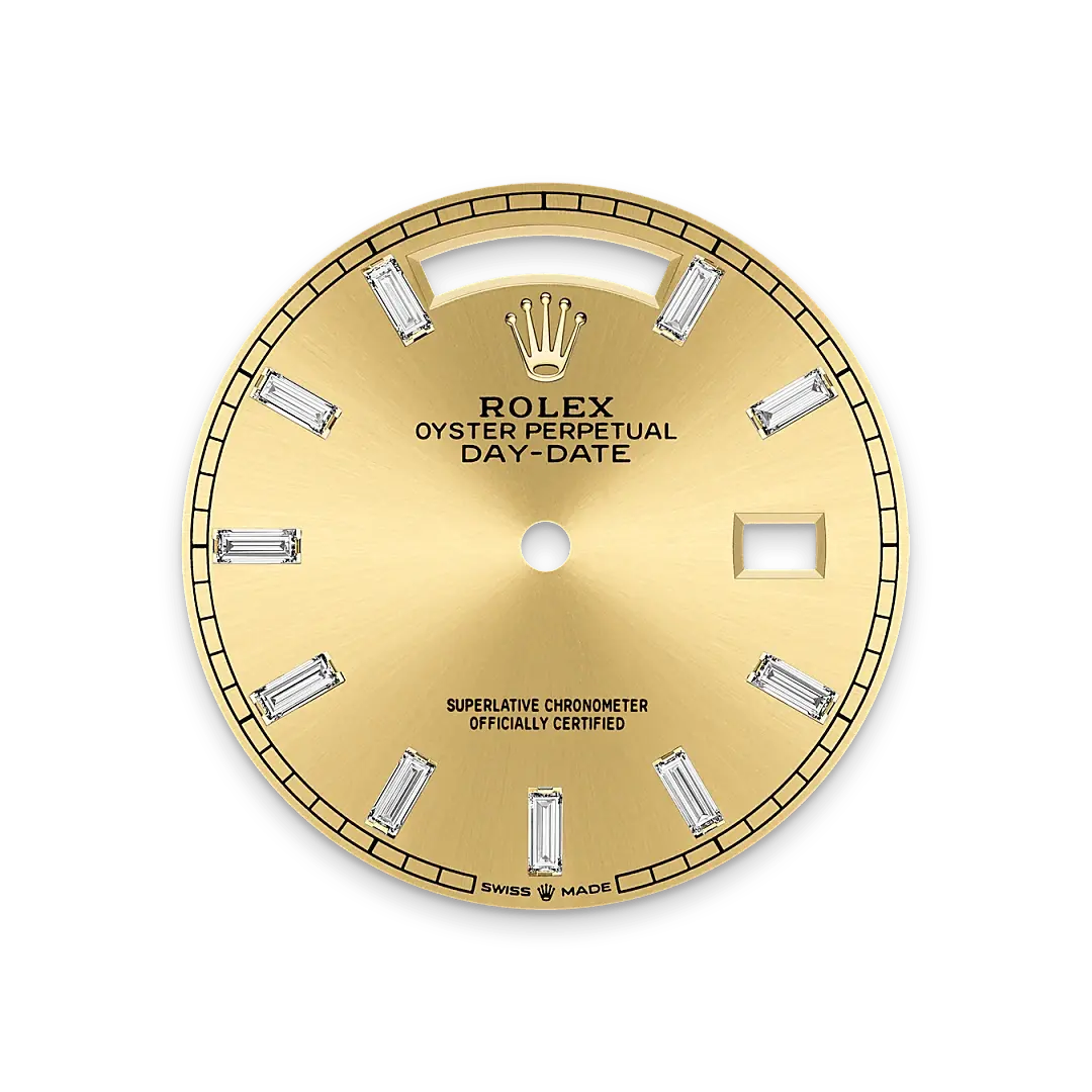 Rolex Day-Date in 18 ct yellow gold, M128398TBR-0037 - Swiss Time Square