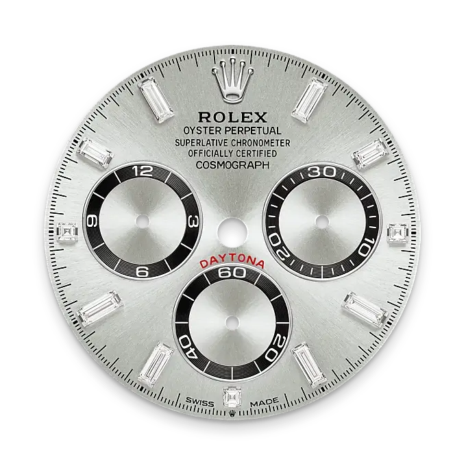 Rolex Cosmograph Daytona in 18 ct white gold with lugs set with diamonds, M126539TBR-0002 - Swiss Time Square