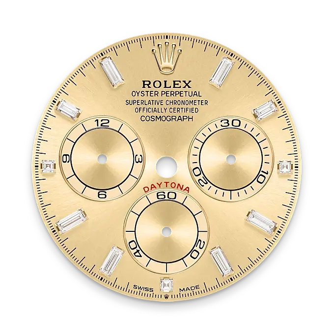 Rolex Cosmograph Daytona in 18 ct yellow gold with lugs set with diamonds, M126598TBR-0001 - Swiss Time Square