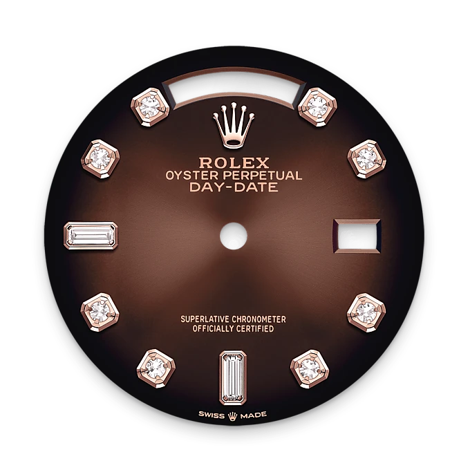 Rolex Day-Date in 18 ct Everose gold, M128235-0037 - Swiss Time Square