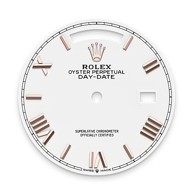 Rolex Day-Date in 18 ct Everose gold, M128235-0070 - Swiss Time Square