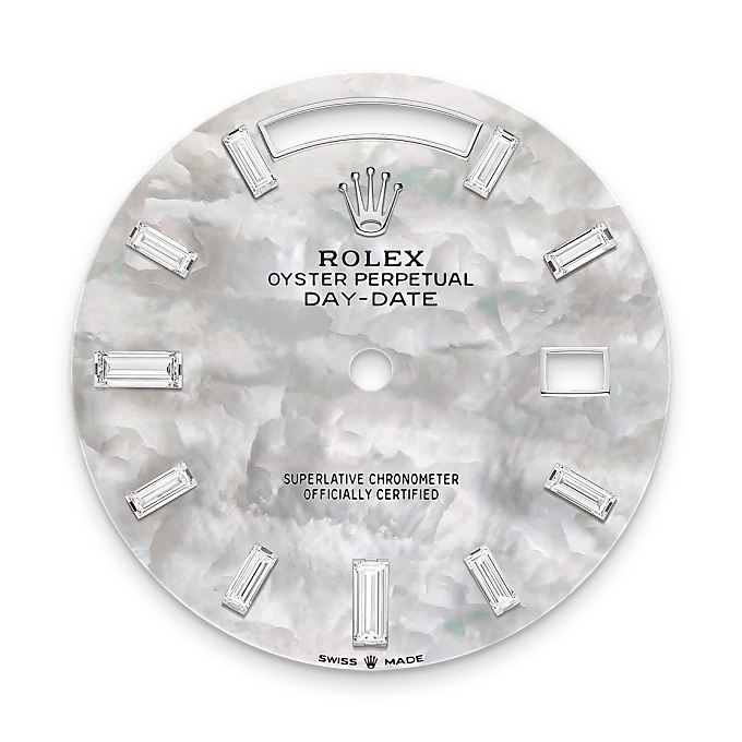 Rolex Day-Date in 18 ct white gold, M228239-0078 - Swiss Time Square