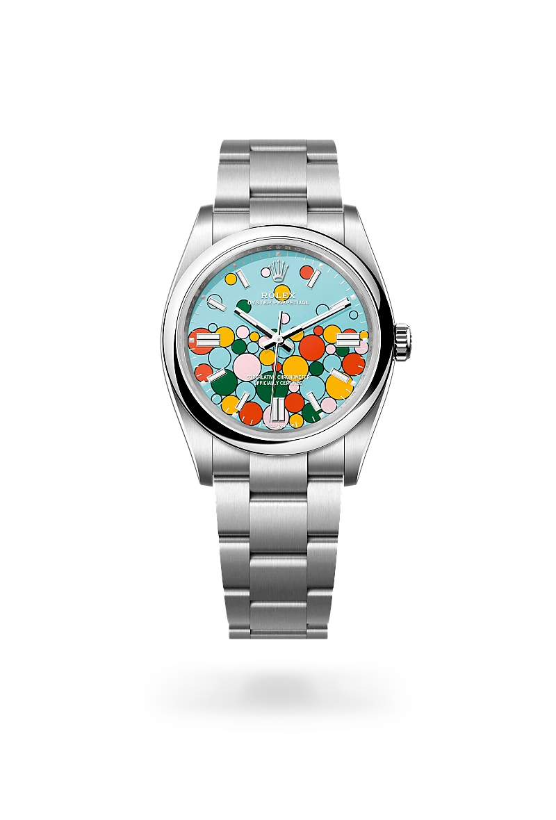 Rolex Oyster Perpetual in Oystersteel - Swiss Time Square