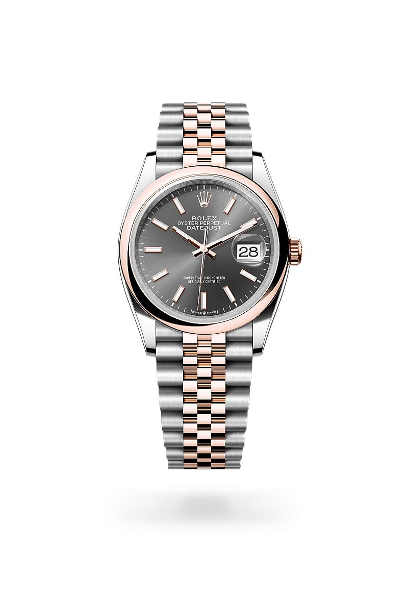 Rolex Datejust in Everose Rolesor - combination of Oystersteel and Everose gold - Swiss Time Square