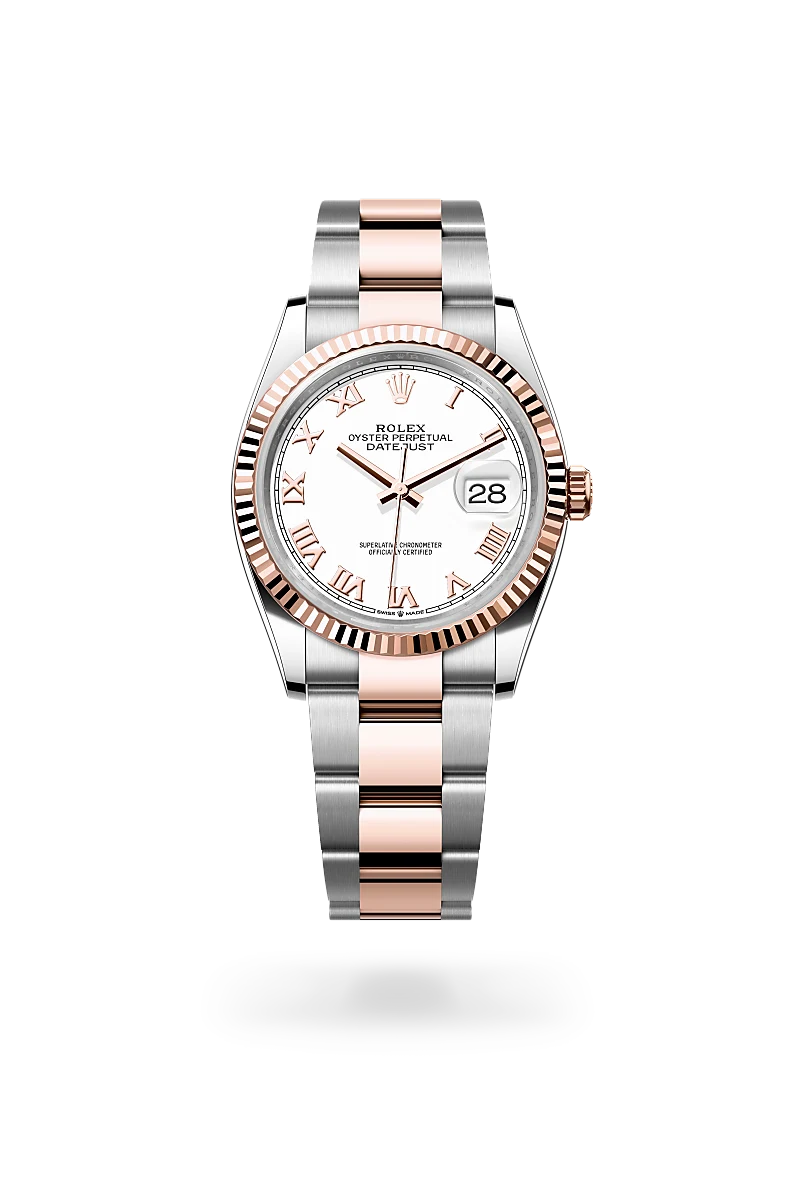 Rolex Datejust in Everose Rolesor - combination of Oystersteel and Everose gold - Swiss Time Square