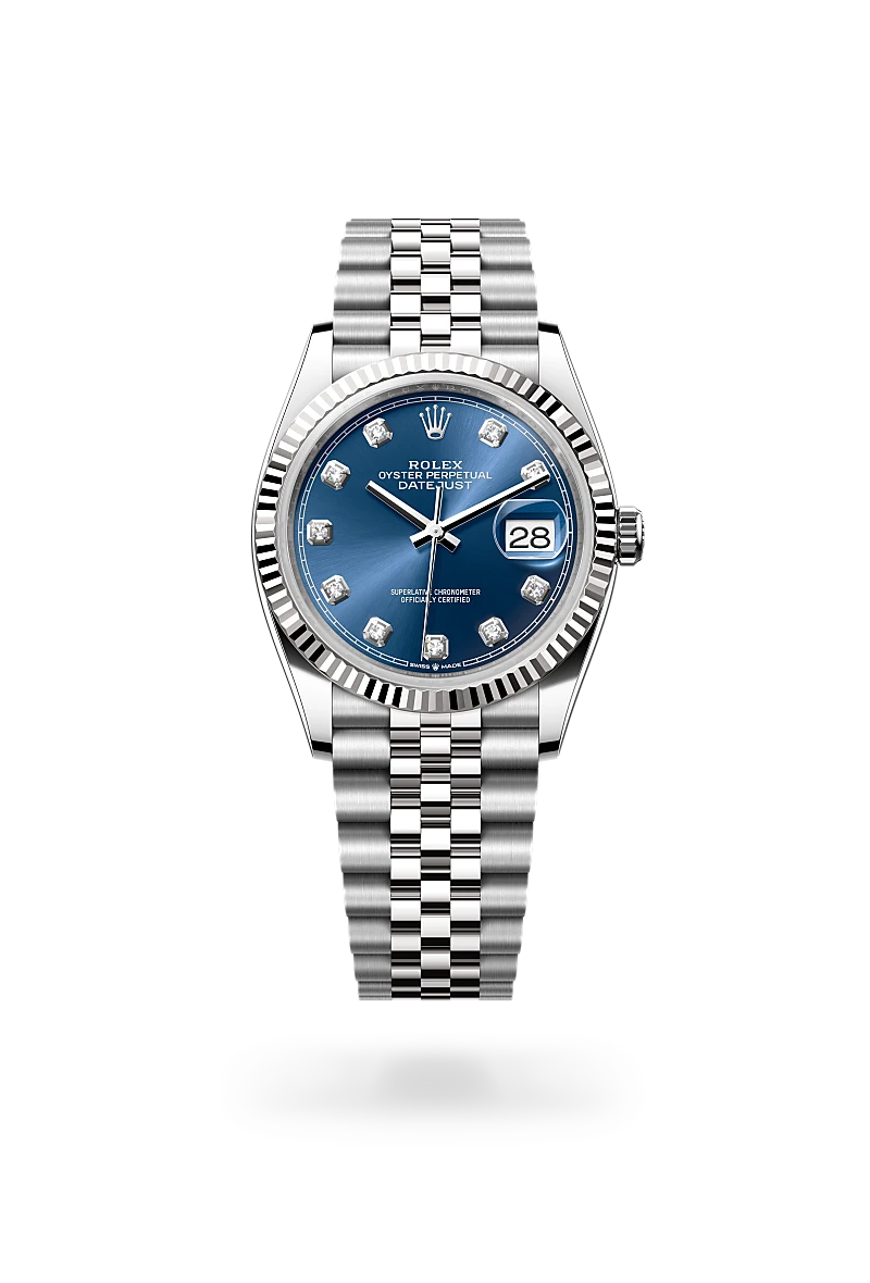 Rolex Datejust in White Rolesor - combination of Oystersteel and white gold - Swiss Time Square