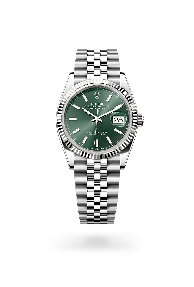 Rolex Datejust in White Rolesor - combination of Oystersteel and white gold - Swiss Time Square