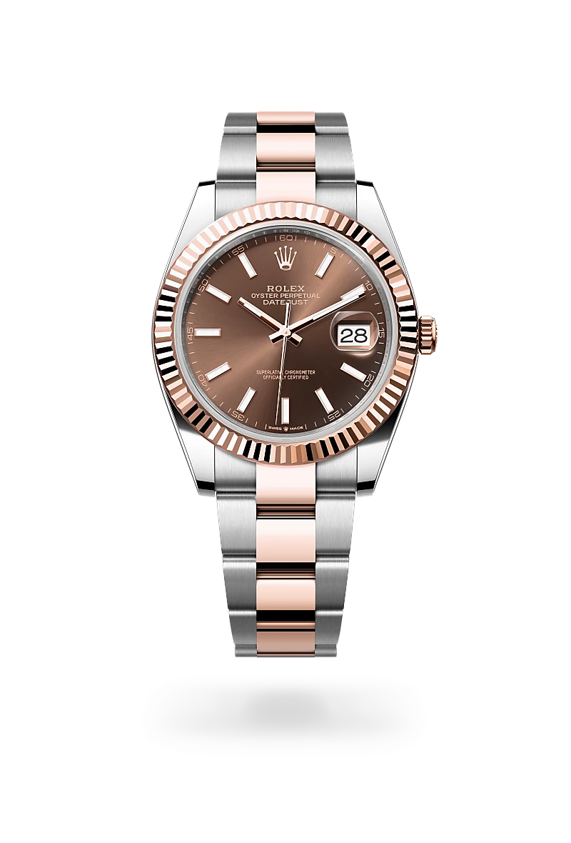 Rolex Datejust in Everose Rolesor - combination of Oystersteel and Everose gold - Swiss Time Square