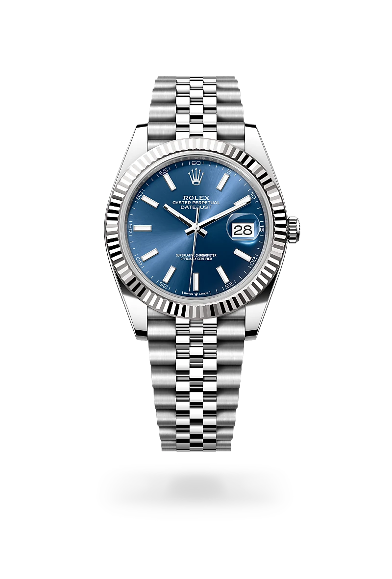 Rolex Datejust in White Rolesor - combination of Oystersteel and white gold - Swiss Time Square