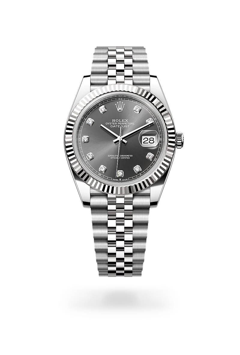 Rolex Datejust in White Rolesor - combination of Oystersteel and white gold - Swiss Time Square