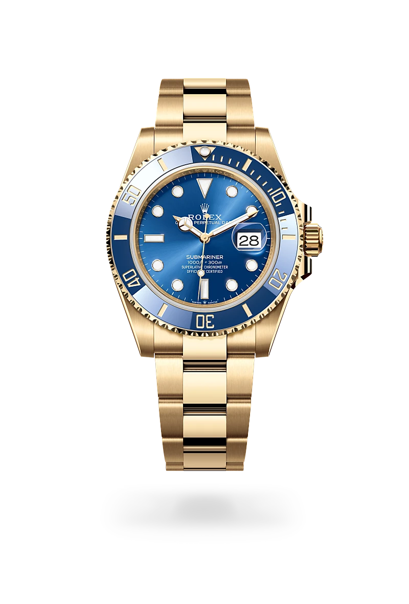 Rolex Submariner in 18 ct yellow gold - Swiss Time Square