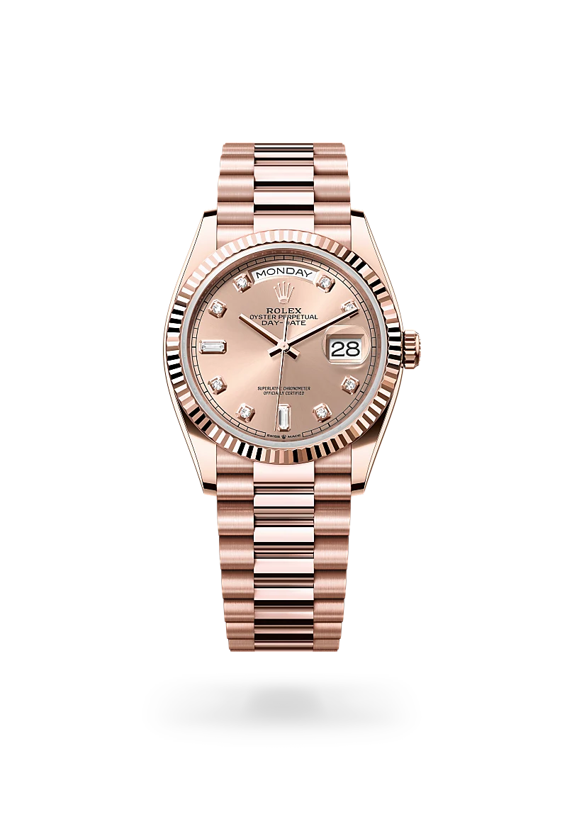 Rolex Day-Date in 18 ct Everose gold - Swiss Time Square