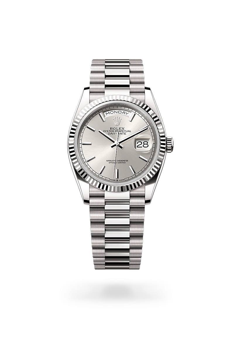 Rolex Day-Date in 18 ct white gold - Swiss Time Square