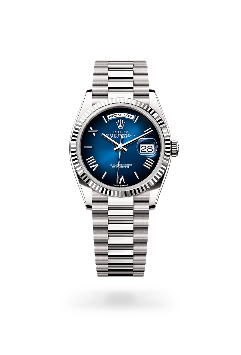 Rolex Day-Date in 18 ct white gold - Swiss Time Square