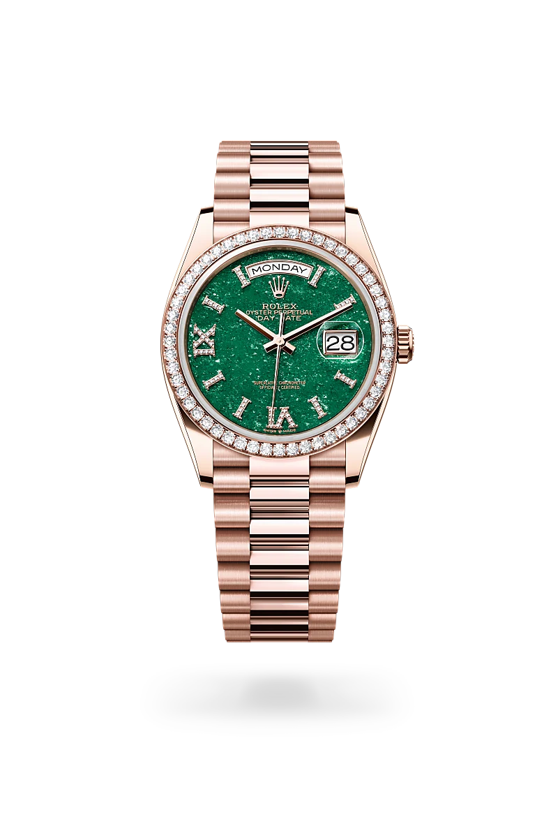 Rolex Day-Date in 18 ct Everose gold - Swiss Time Square