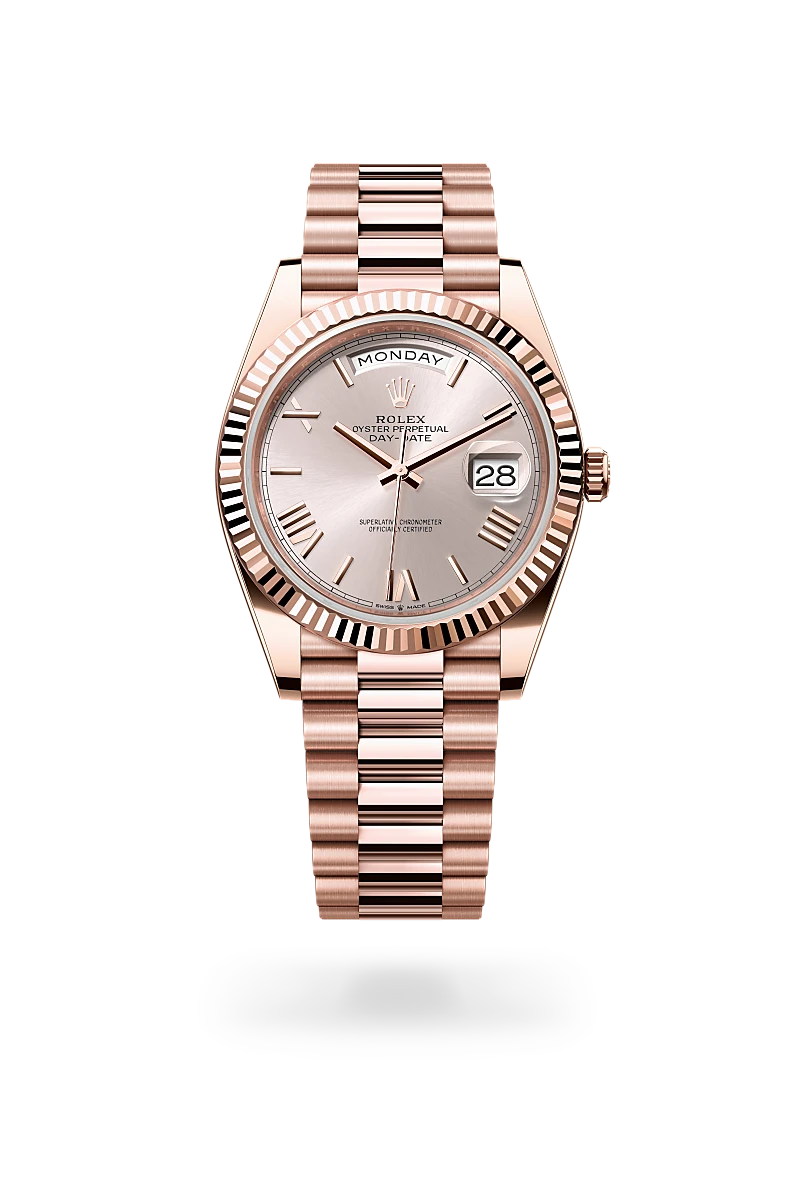 Rolex Day-Date in 18 ct Everose gold - Swiss Time Square