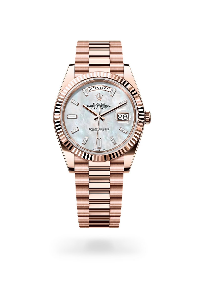 Rolex Day-Date in 18 ct Everose gold - Swiss Time Square