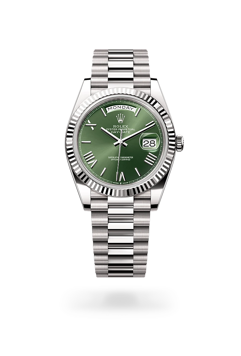 Rolex Day-Date in 18 ct white gold - Swiss Time Square