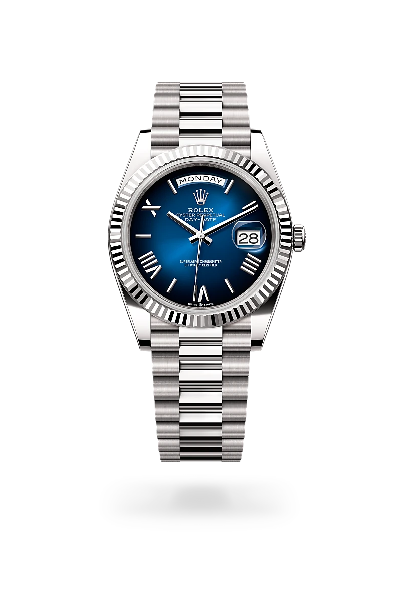 Rolex Day-Date in 18 ct white gold - Swiss Time Square