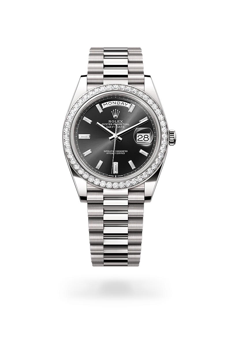 Rolex Day-Date in 18 ct white gold - Swiss Time Square