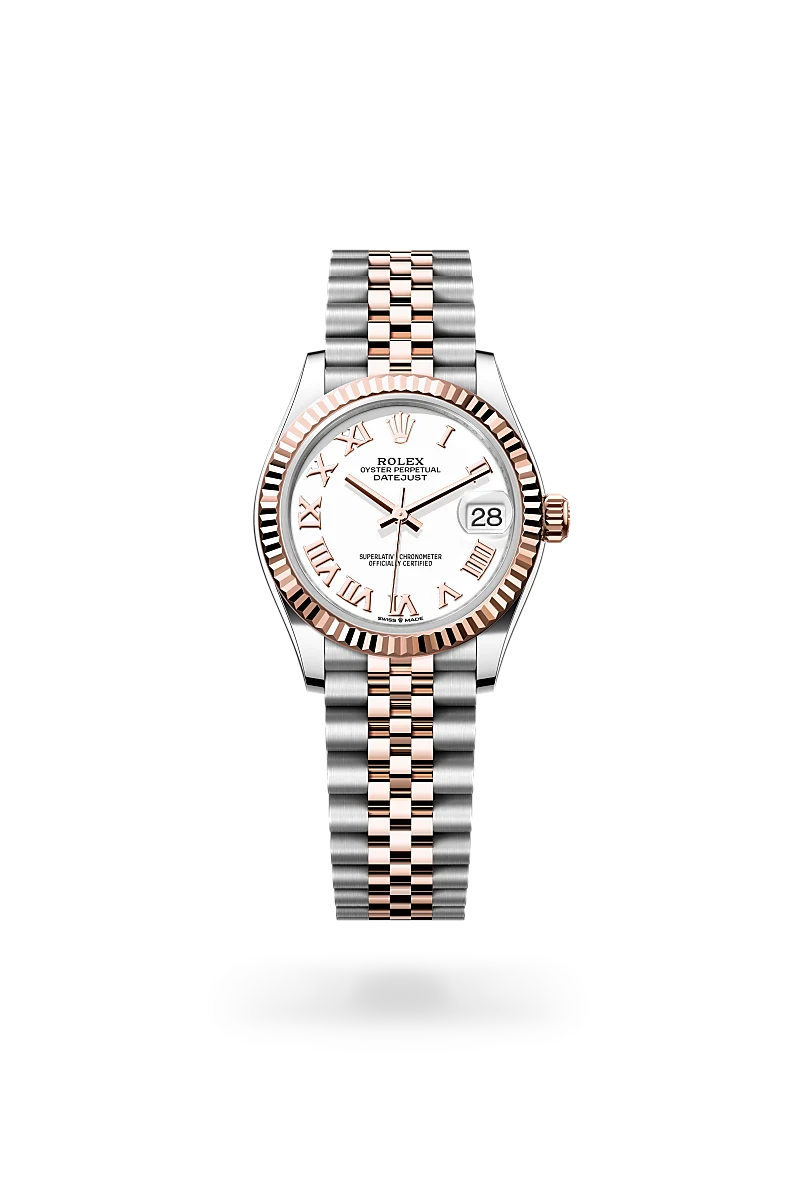 Rolex Datejust in Everose Rolesor - combination of Oystersteel and Everose gold - Swiss Time Square