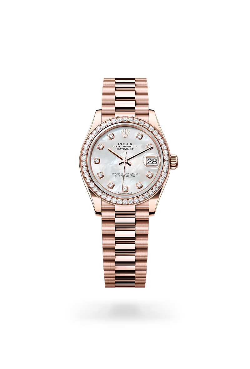 Rolex Datejust in 18 ct Everose gold - Swiss Time Square