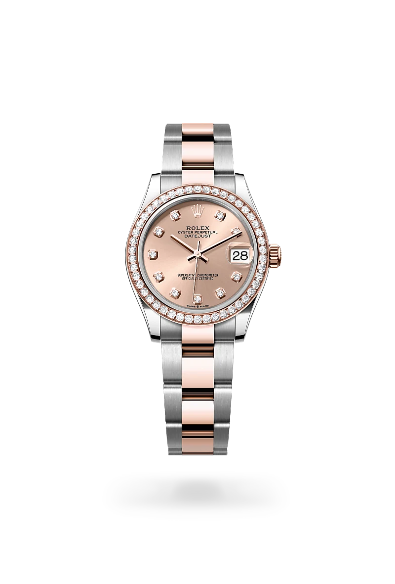 Rolex Datejust in Everose Rolesor - combination of Oystersteel and Everose gold - Swiss Time Square