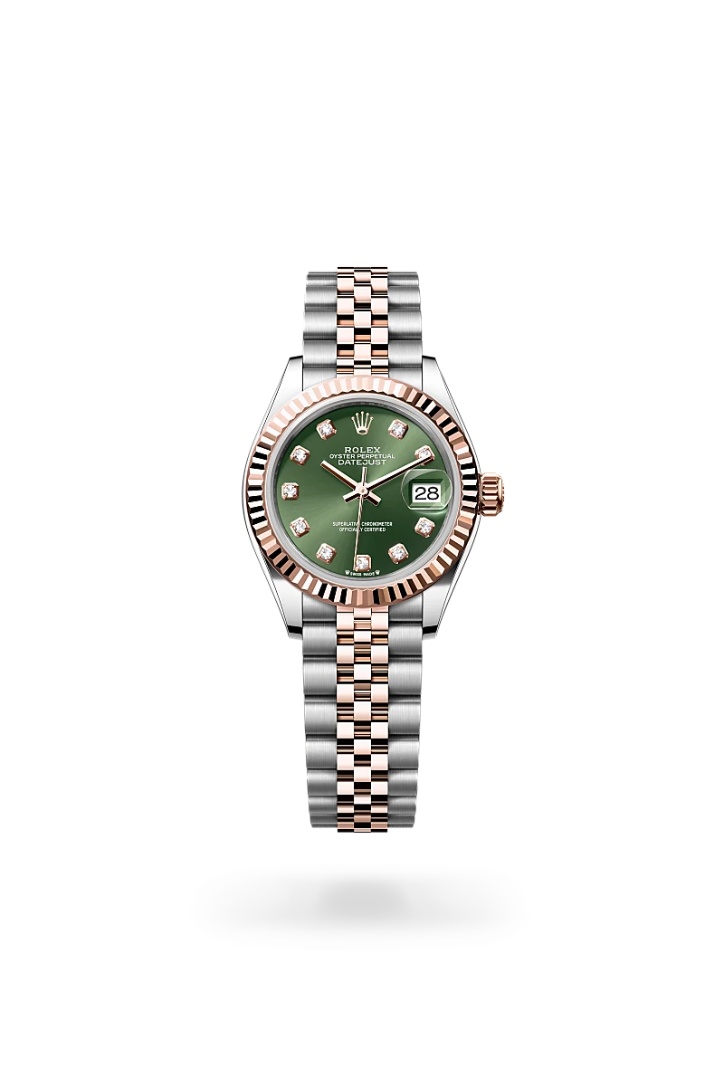 Rolex Lady-Datejust in Everose Rolesor - combination of Oystersteel and Everose gold - Swiss Time Square