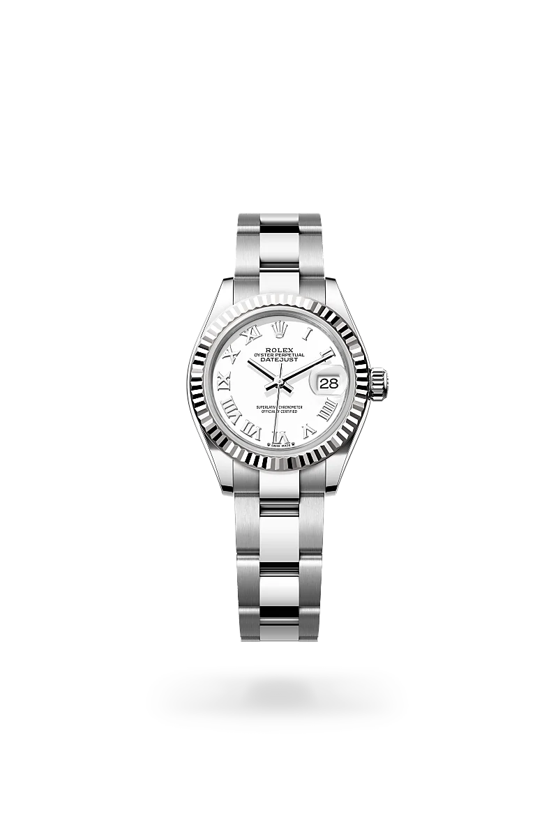 Rolex Lady-Datejust in White Rolesor - combination of Oystersteel and white gold - Swiss Time Square