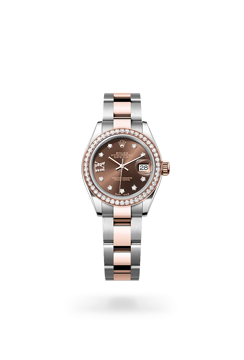 Rolex Lady-Datejust in Everose Rolesor - combination of Oystersteel and Everose gold - Swiss Time Square