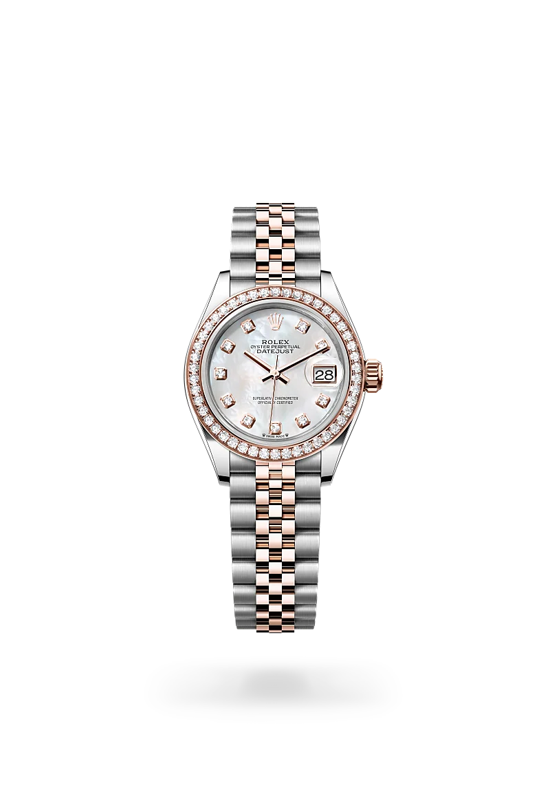 Rolex Lady-Datejust in Everose Rolesor - combination of Oystersteel and Everose gold - Swiss Time Square