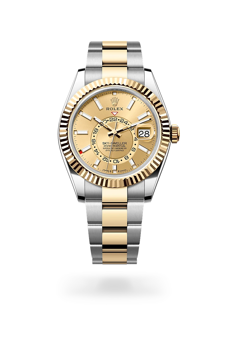 Rolex Sky-Dweller in Yellow Rolesor - combination of Oystersteel and yellow gold - Swiss Time Square