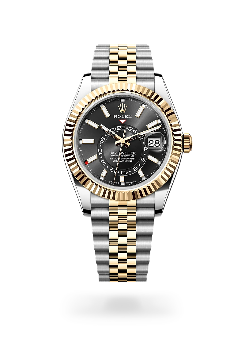 Rolex Sky-Dweller in Yellow Rolesor - combination of Oystersteel and yellow gold - Swiss Time Square