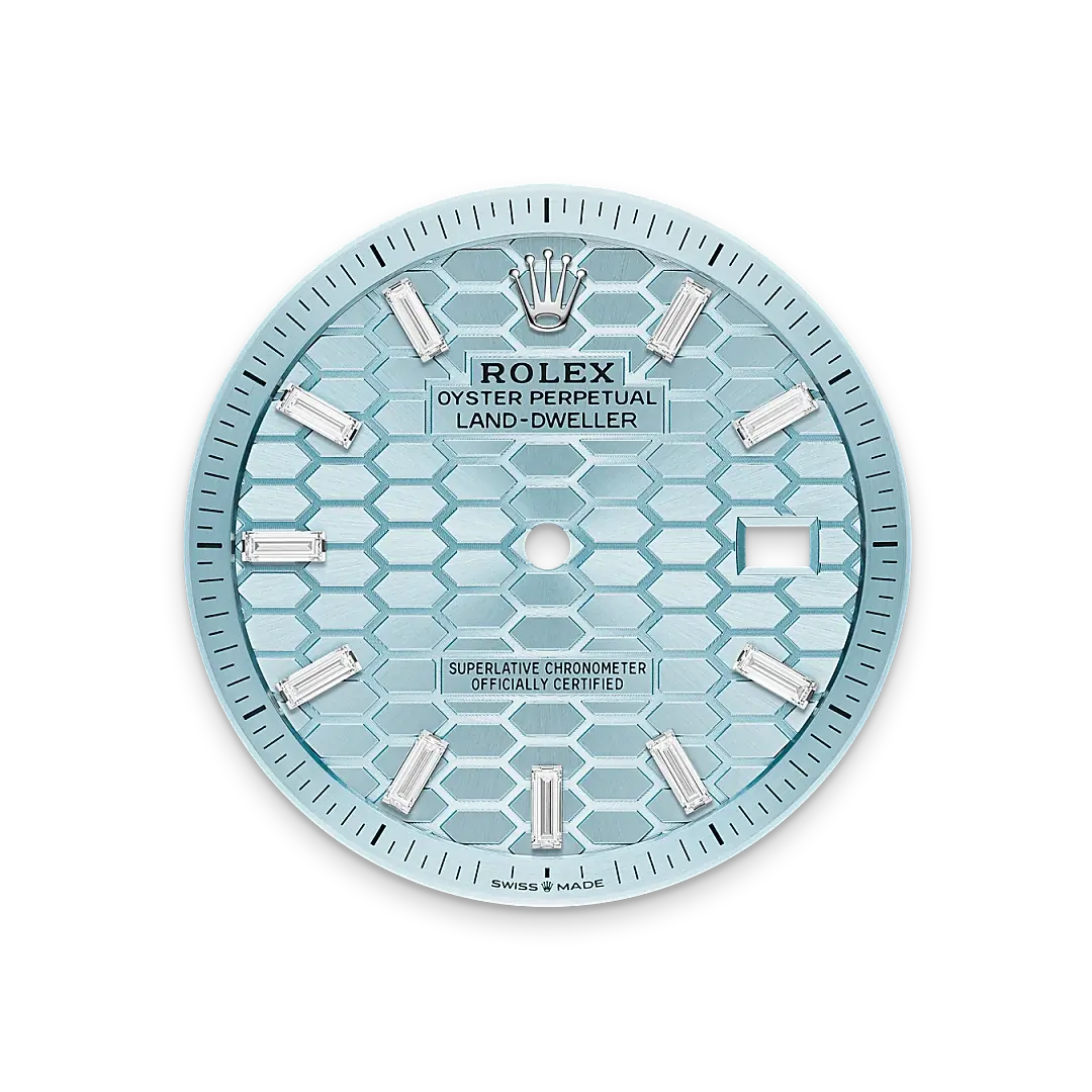 Rolex Land-Dweller in Platinum, M127386TBR-0001 - Swiss Time Square