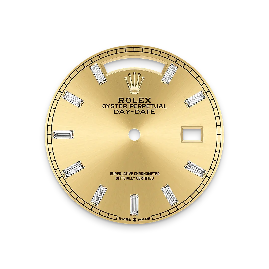 Rolex Day-Date in 18 ct yellow gold, M128238-0132 - Swiss Time Square
