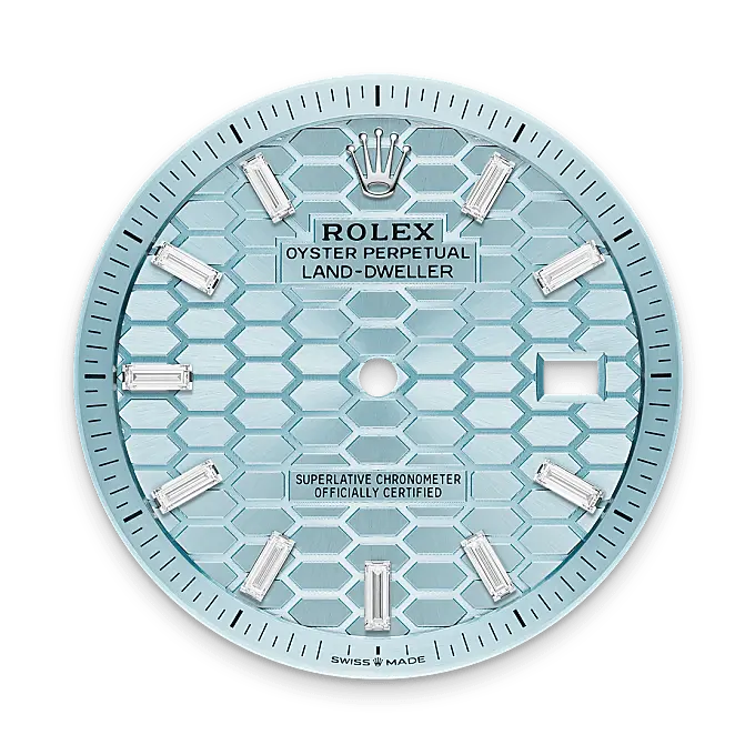 Rolex Land-Dweller in Platinum, M127386TBR-0001 - Swiss Time Square