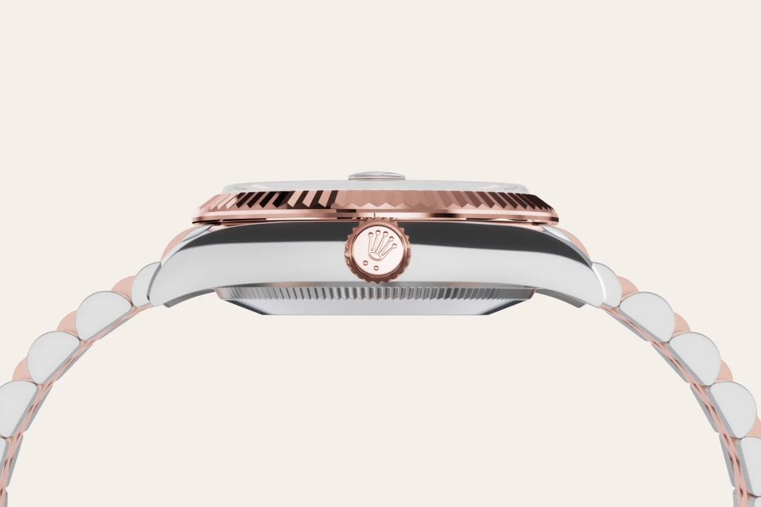 Rolex Datejust in Everose Rolesor - combination of Oystersteel and Everose gold, M278271-0010 - Swiss Time Square