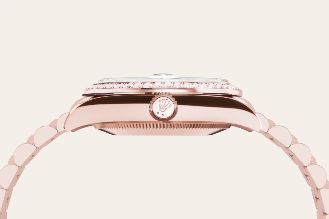 Rolex Datejust in 18 ct Everose gold, M278285RBR-0030 - Swiss Time Square