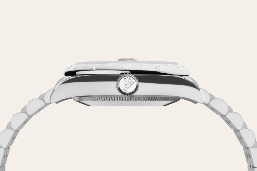 Rolex Datejust in White Rolesor - combination of Oystersteel and white gold, M278344RBR-0030 - Swiss Time Square