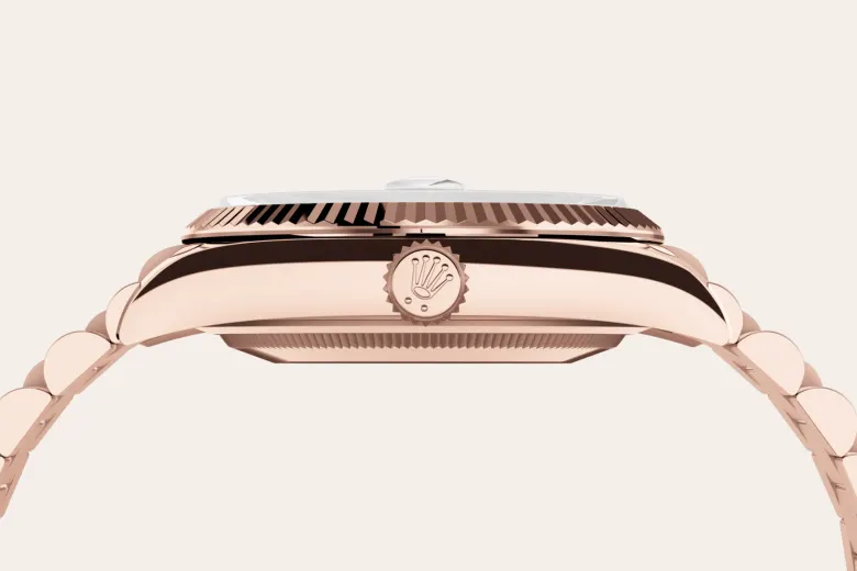 Rolex Day-Date in 18 ct Everose gold, M128235-0075 - Swiss Time Square