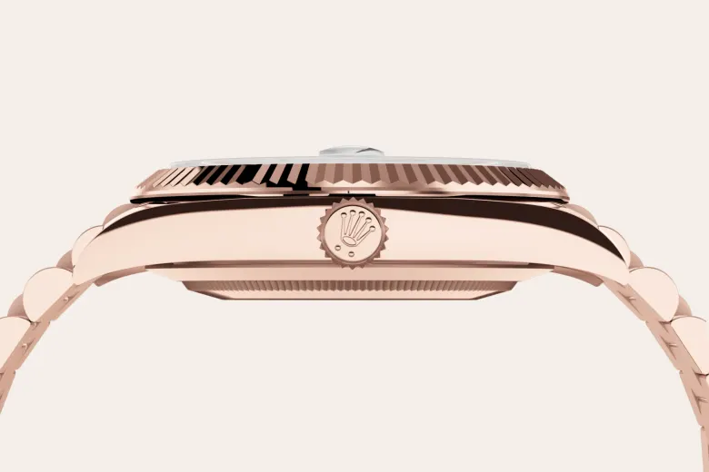 Rolex Day-Date in 18 ct Everose gold, M228235-0004 - Swiss Time Square