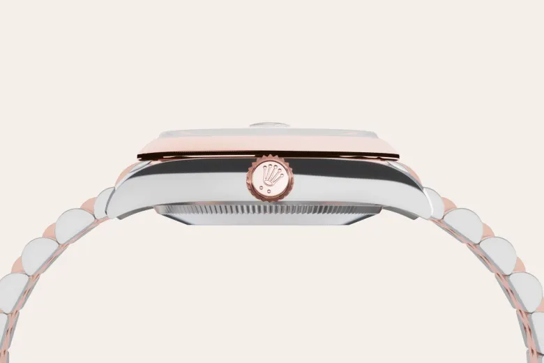 Rolex Datejust in Everose Rolesor - combination of Oystersteel and Everose gold, M278241-0010 - Swiss Time Square