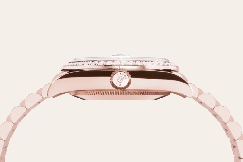 Rolex Datejust in 18 ct Everose gold, M278285RBR-0030 - Swiss Time Square