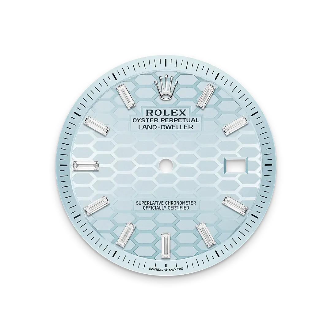 Rolex Land-Dweller in Platinum, M127386TBR-0001 - Swiss Time Square