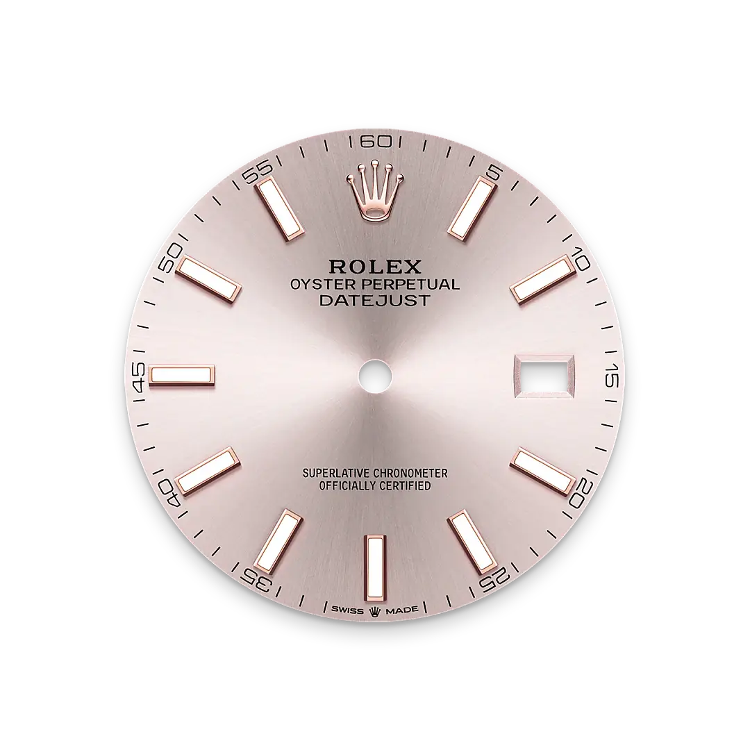 Rolex Datejust in Everose Rolesor - combination of Oystersteel and Everose gold, M126301-0010 - Swiss Time Square