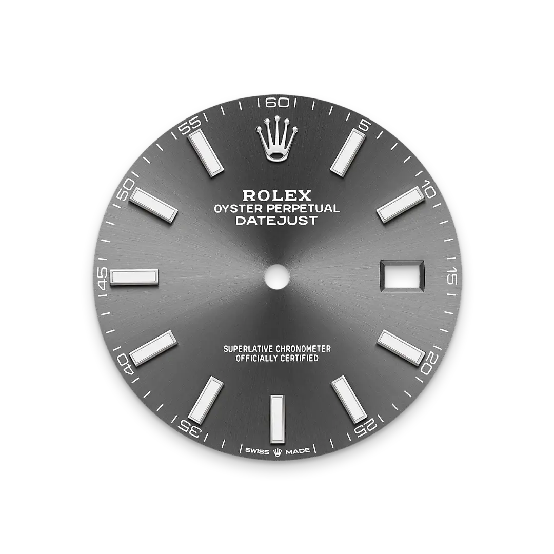 Rolex Datejust in White Rolesor - combination of Oystersteel and white gold, M126334-0014 - Swiss Time Square