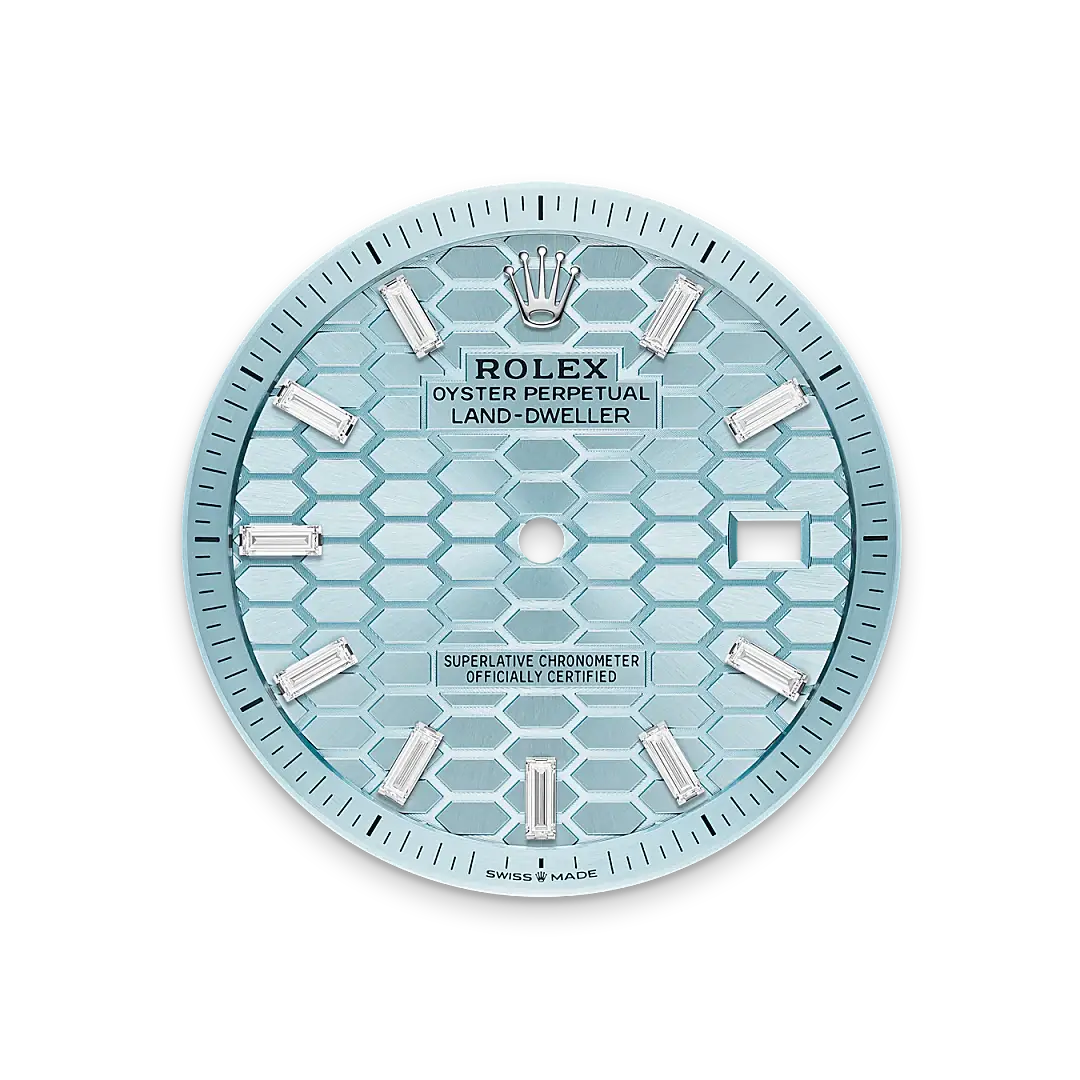Rolex Land-Dweller in Platinum, M127386TBR-0001 - Swiss Time Square
