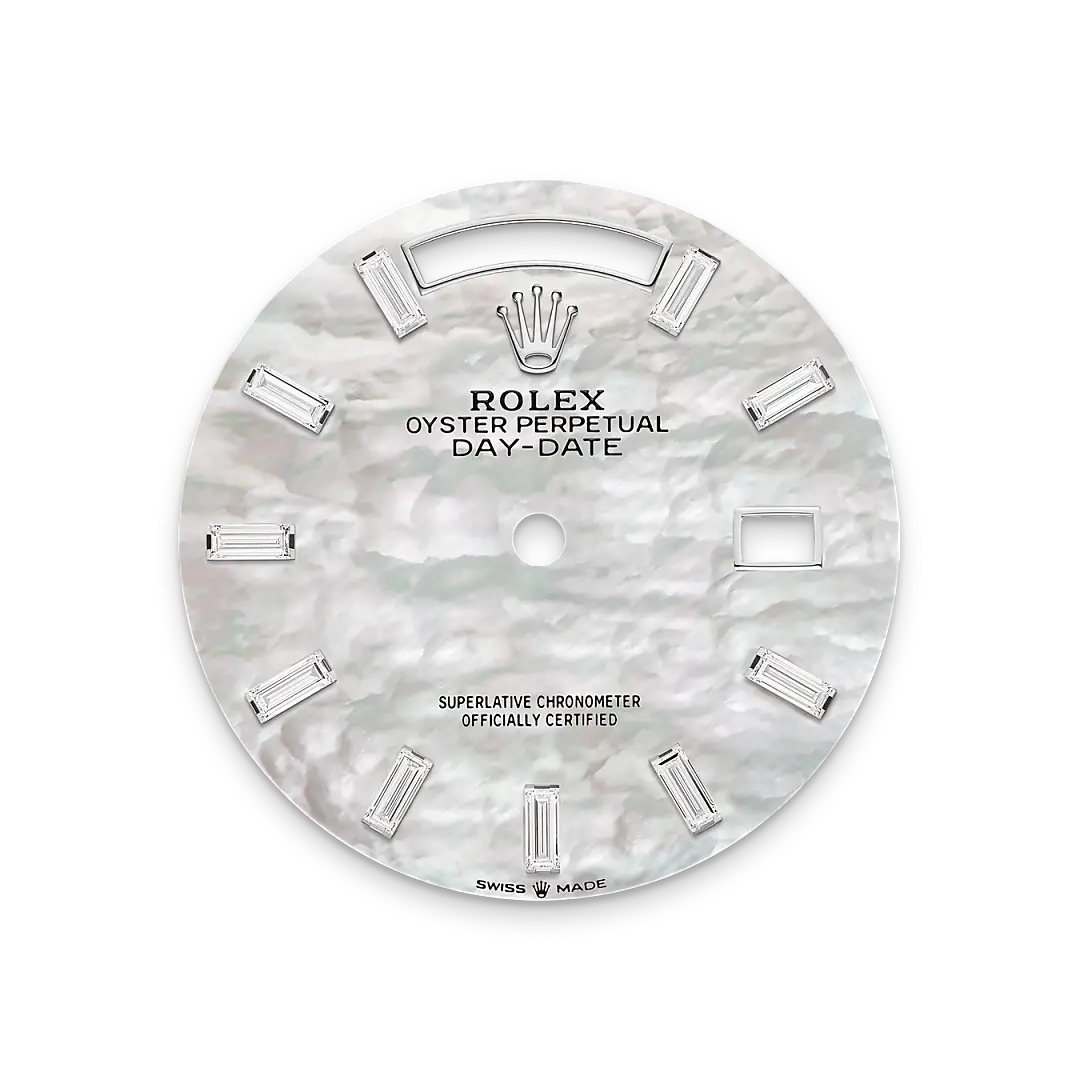 Rolex Day-Date in 18 ct white gold, M128239-0065 - Swiss Time Square